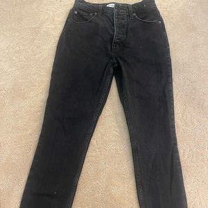 Abercrombie and fitch size 26 black skinny high rise